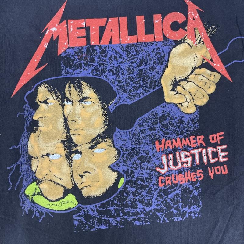 古着 USED Tシャツ 半袖 METALLICA And Justice for All プリント バンド Tシャツ XL 黒 / ブラック / black メンズ USED 古着 中古 50161689