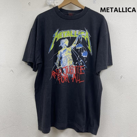 古着 USED Tシャツ 半袖 METALLICA And Justice for All プリント バンド Tシャツ XL 黒 / ブラック / black メンズ USED 古着 中古 50161690