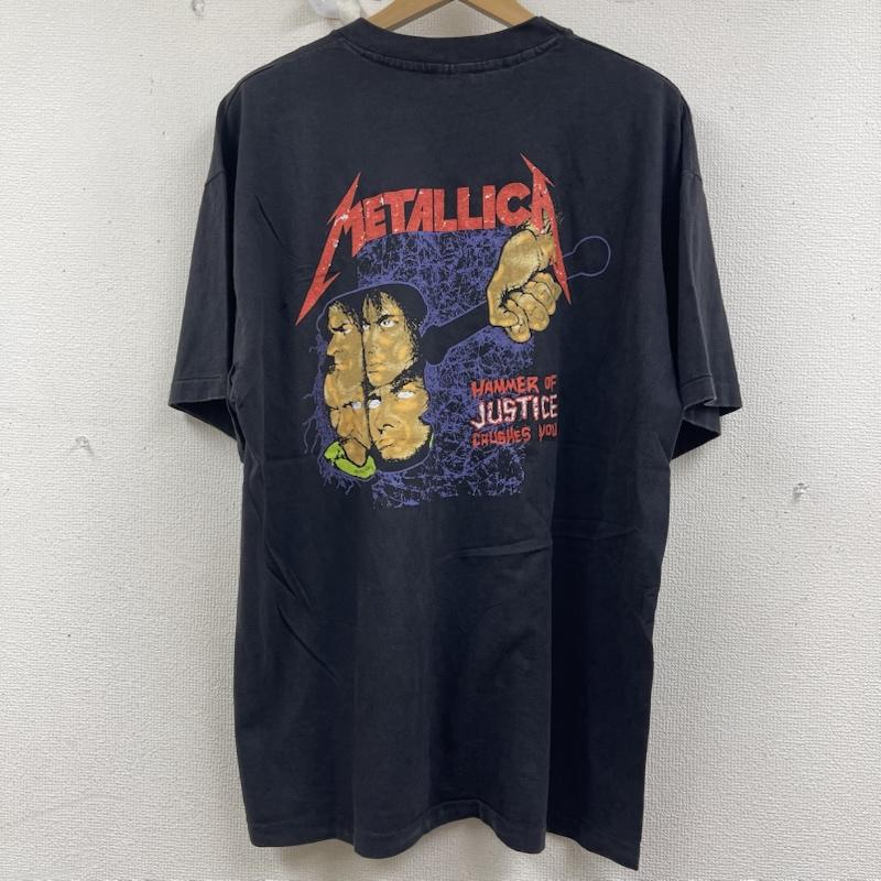 古着 USED Tシャツ 半袖 METALLICA And Justice for All プリント バンド Tシャツ XL 黒 / ブラック / black メンズ USED 古着 中古 50161690