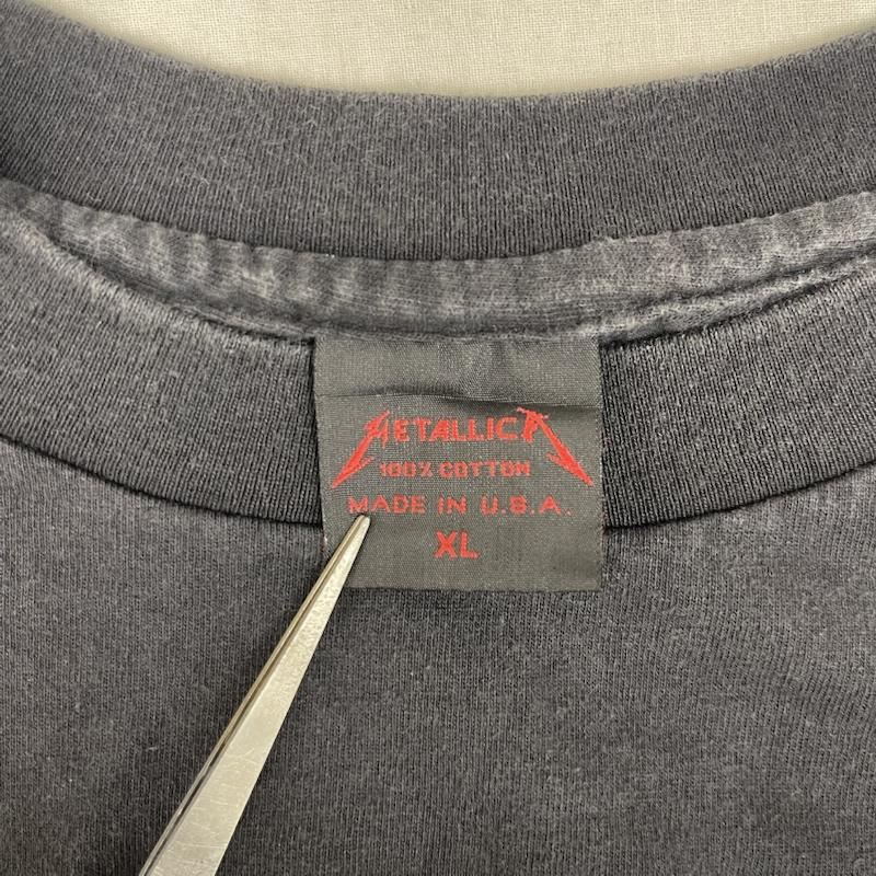 古着 USED Tシャツ 半袖 METALLICA And Justice for All プリント バンド Tシャツ XL 黒 / ブラック / black メンズ USED 古着 中古 50161690