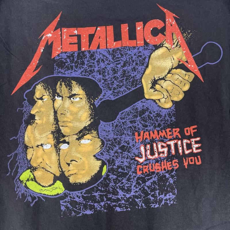 古着 USED Tシャツ 半袖 METALLICA And Justice for All プリント バンド Tシャツ XL 黒 / ブラック / black メンズ USED 古着 中古 50161690