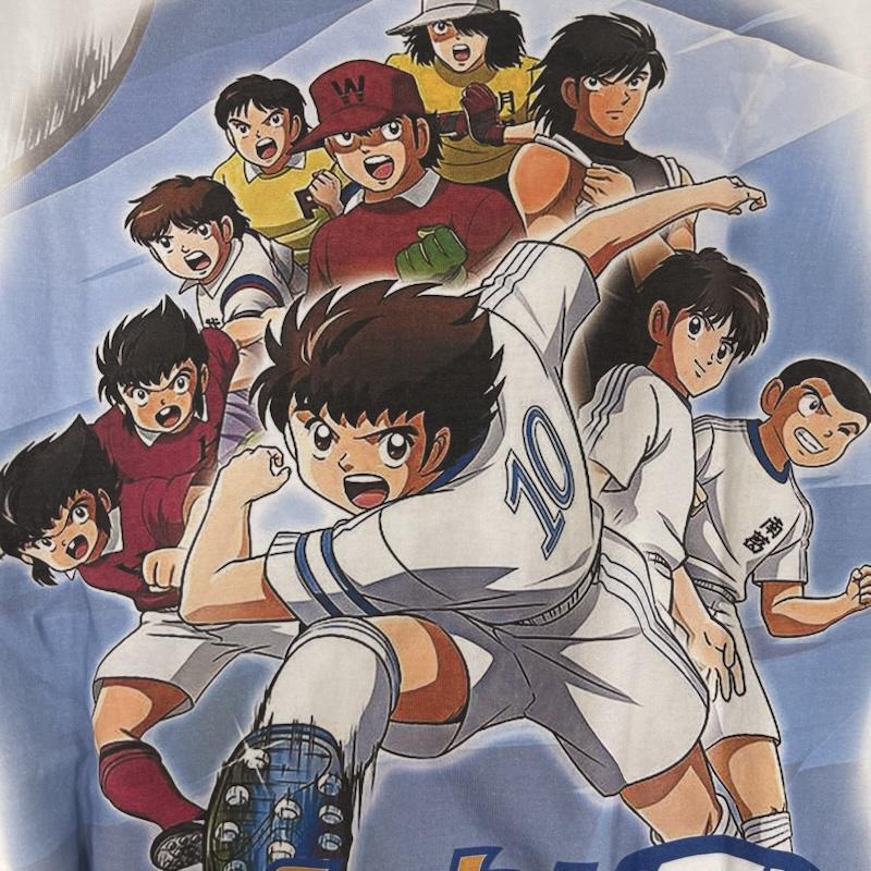 古着 USED Tシャツ 半袖 キャプテン翼 グラフィック アニメ プリント Tシャツ L 白 / ホワイト / white メンズ USED 古着 中古 50161692