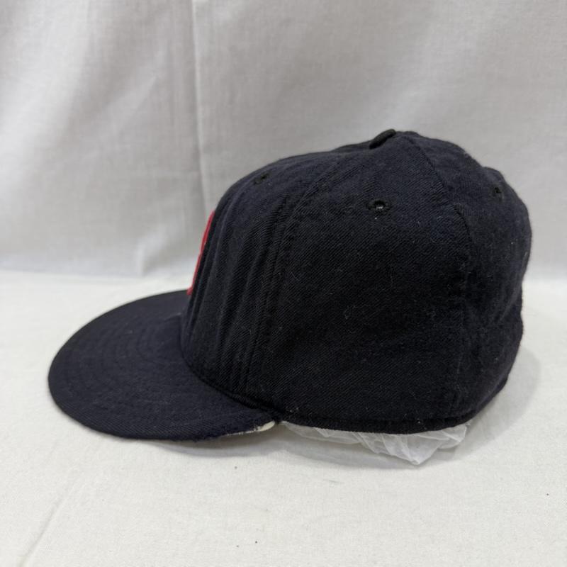 ニューエラ NEW ERA 帽子 キャップ USA製 80s 90s VINTAGE Boston Red Sox BB CAP SIZE:7 - ロゴ、文字 紺 / ネイビー / navy メンズ USED 古着 中古 50161711
