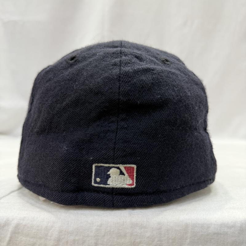 ニューエラ NEW ERA 帽子 キャップ USA製 80s 90s VINTAGE Boston Red Sox BB CAP SIZE:7 - ロゴ、文字 紺 / ネイビー / navy メンズ USED 古着 中古 50161711
