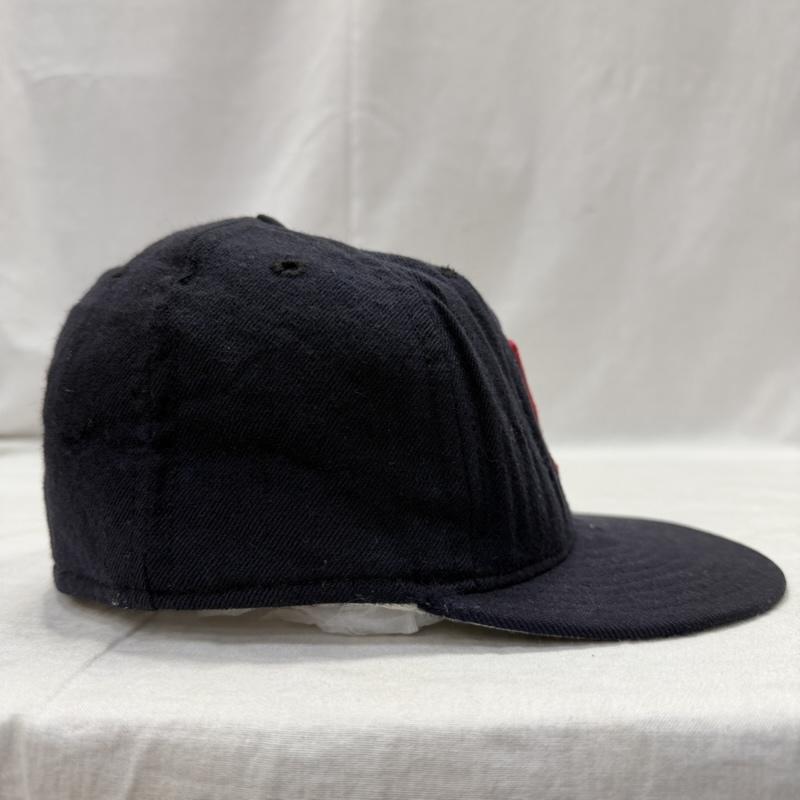 ニューエラ NEW ERA 帽子 キャップ USA製 80s 90s VINTAGE Boston Red Sox BB CAP SIZE:7 - ロゴ、文字 紺 / ネイビー / navy メンズ USED 古着 中古 50161711