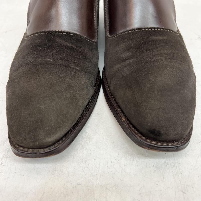古着 USED 革靴 革靴 ZAMPRIERE ザンピエレ モンクストラップ レザーシューズ size7 - 茶 / ブラウン / brown メンズ USED 古着 中古 50161719