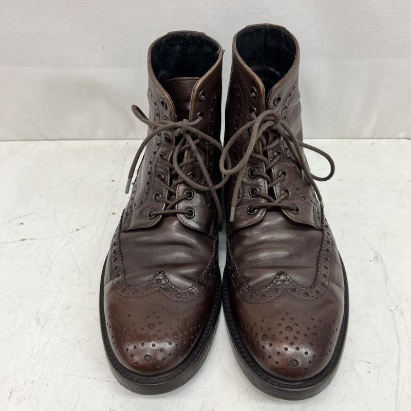 ボエモス BOEMOS ブーツ 一般 ウイングチップ レザー カントリーブーツ Size41 - 茶 / ブラウン / brown メンズ USED 古着 中古 50161721
