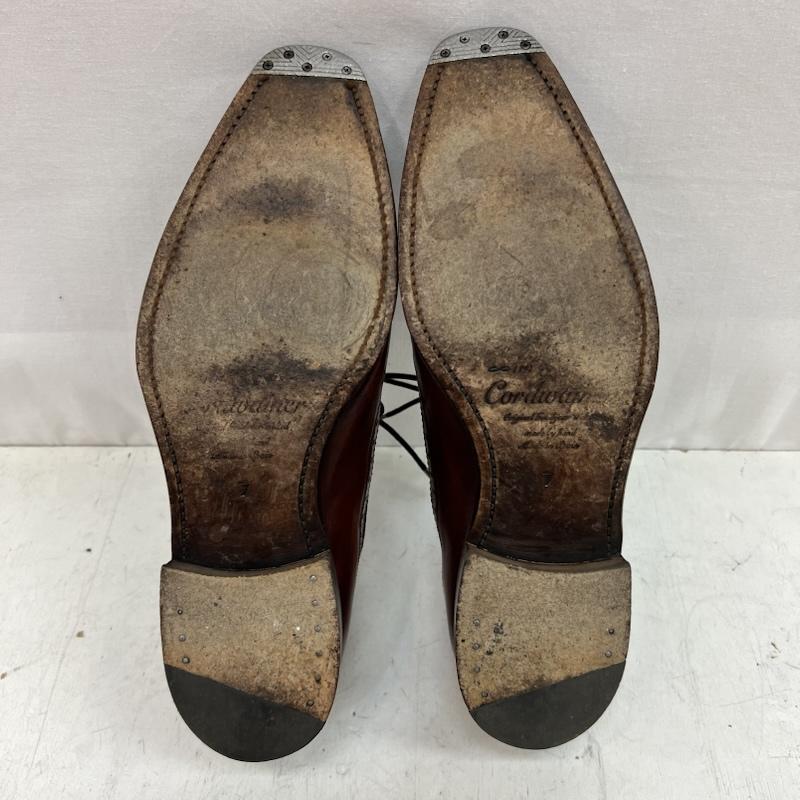 古着 USED 革靴 革靴 Cordwainer コードウェイナー LOMBARD レザーシューズ size7 - 茶 / ブラウン / brown メンズ USED 古着 中古 50161723