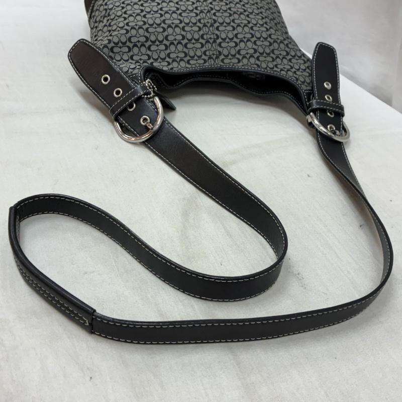 コーチ COACH ショルダーバッグ ショルダーバッグ ミニシグネチャー キャンバス レザー クロスボディ 斜め掛け ショルダーバッグ 6386 - レディース USED 古着 中古 50161729