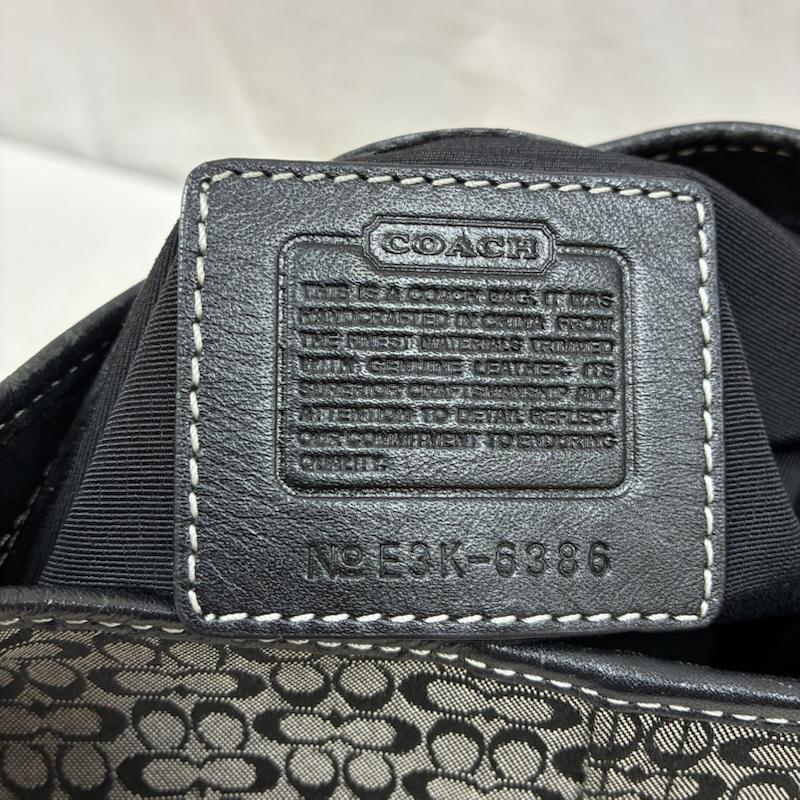 コーチ COACH ショルダーバッグ ショルダーバッグ ミニシグネチャー キャンバス レザー クロスボディ 斜め掛け ショルダーバッグ 6386 - レディース USED 古着 中古 50161729