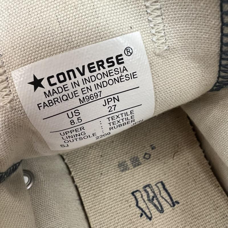コンバース CONVERSE スニーカー スニーカー キャンバス オールスターオックス 27.0cm 紺 / ネイビー / navy メンズ USED 古着 中古 50161738