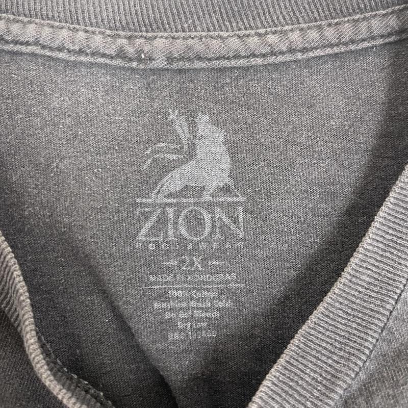 古着 USED Tシャツ 半袖 Zion Rootswear Johnny Cash グラフィック プリント バンド Tシャツ 2L 黒 / ブラック / black メンズ USED 古着 中古 50161743