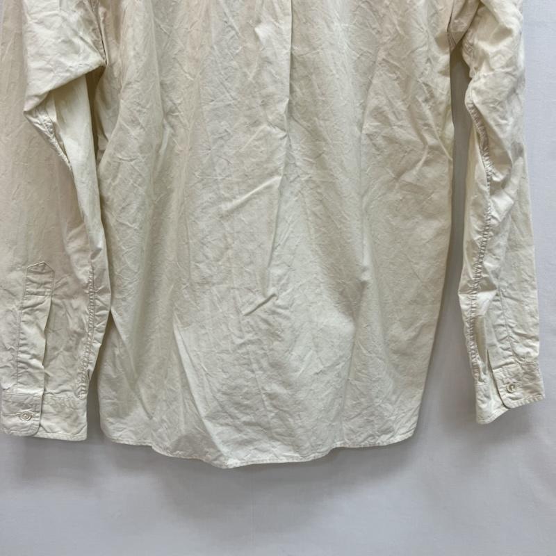 サンサーフ SUN SURF シャツ、ブラウス 長袖 Fiction Romance ドビーストライプ ワークシャツ SC27342 S オフホワイト / オフホワイト / メンズ USED 古着 中古 50161747