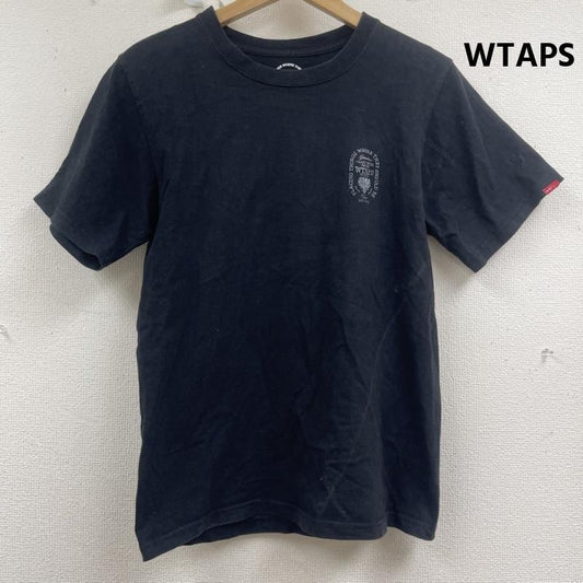 ダブルタップス WTAPS Tシャツ 半袖 09aw HERALDRY TEE ヘラルドリー プリント Tシャツ 1 黒 / ブラック / black メンズ USED 古着 中古 50161750
