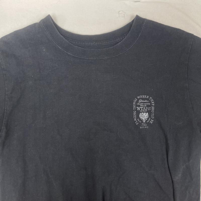 ダブルタップス WTAPS Tシャツ 半袖 09aw HERALDRY TEE ヘラルドリー プリント Tシャツ 1 黒 / ブラック / black メンズ USED 古着 中古 50161750
