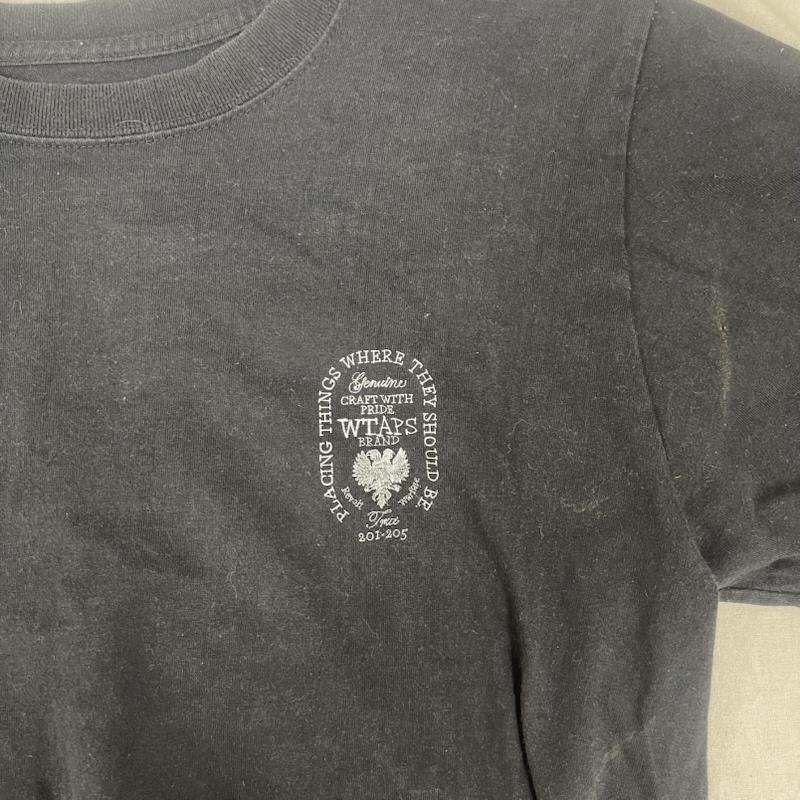ダブルタップス WTAPS Tシャツ 半袖 09aw HERALDRY TEE ヘラルドリー プリント Tシャツ 1 黒 / ブラック / black メンズ USED 古着 中古 50161750