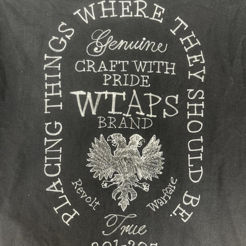 ダブルタップス WTAPS Tシャツ 半袖 09aw HERALDRY TEE ヘラルドリー プリント Tシャツ 1 黒 / ブラック / black メンズ USED 古着 中古 50161750