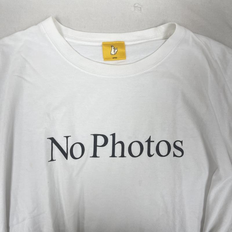 エフアールツー FR2 Tシャツ 半袖 No Photos メッセージ プリント コットン ロゴ Tシャツ XL 白 / ホワイト / white メンズ USED 古着 中古 50161756