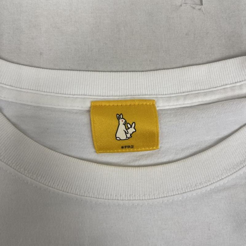 エフアールツー FR2 Tシャツ 半袖 No Photos メッセージ プリント コットン ロゴ Tシャツ XL 白 / ホワイト / white メンズ USED 古着 中古 50161756