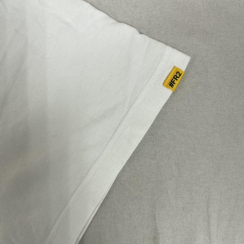 エフアールツー FR2 Tシャツ 半袖 No Photos メッセージ プリント コットン ロゴ Tシャツ XL 白 / ホワイト / white メンズ USED 古着 中古 50161756