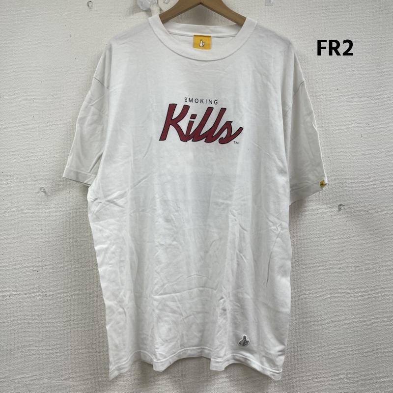 エフアールツー FR2 Tシャツ 半袖 シカゴ・ブルズ コラボ Smoking kills プリント Tシャツ XL 白 / ホワイト / white メンズ USED 古着 中古 50161758