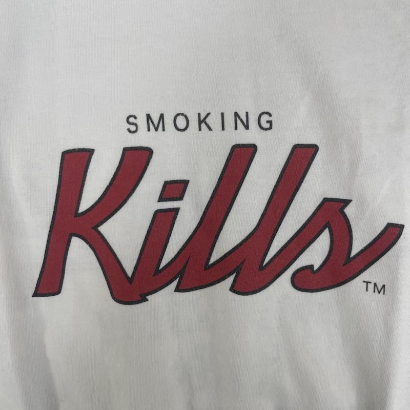 エフアールツー FR2 Tシャツ 半袖 シカゴ・ブルズ コラボ Smoking kills プリント Tシャツ XL 白 / ホワイト / white メンズ USED 古着 中古 50161758