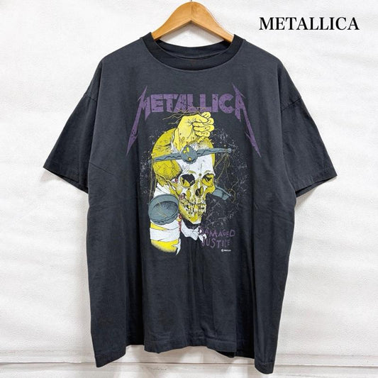 ＵＳフルギ US古着 Tシャツ 半袖 METALLICA メタリカ 両面 バンド プリント シングルステッチ USA製 バンド スカル ロゴ XL ロゴ、文字 X プリント マルチカラー / マルチカラー / multicolor メンズ USED 古着 中古 50161761