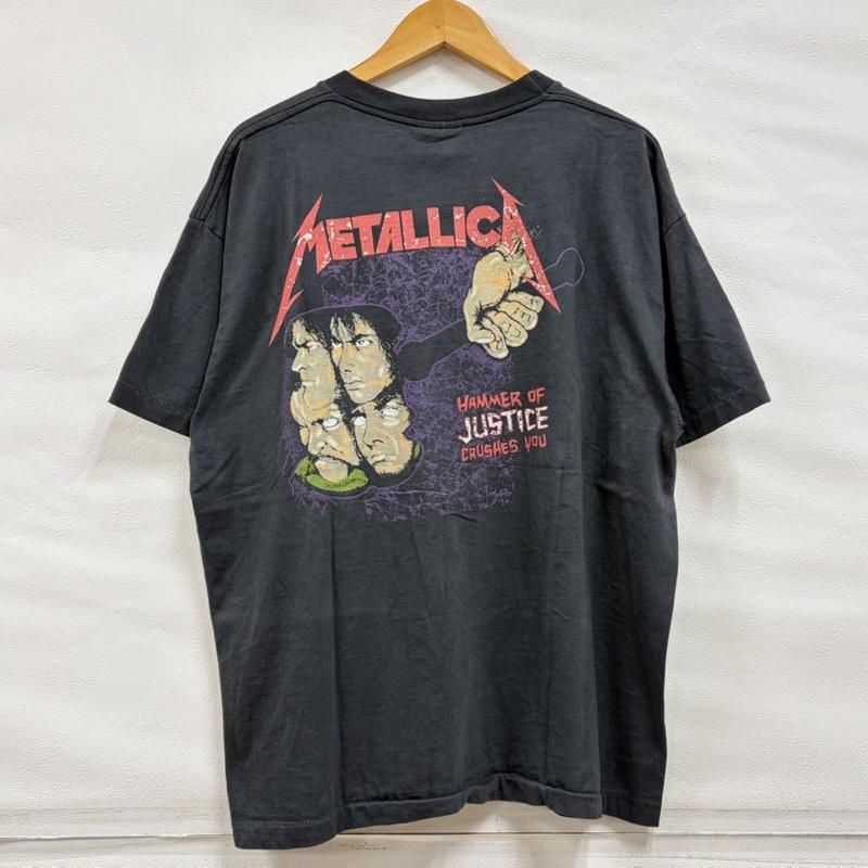ＵＳフルギ US古着 Tシャツ 半袖 METALLICA メタリカ 両面 バンド プリント シングルステッチ USA製 バンド スカル ロゴ XL ロゴ、文字 X プリント マルチカラー / マルチカラー / multicolor メンズ USED 古着 中古 50161761