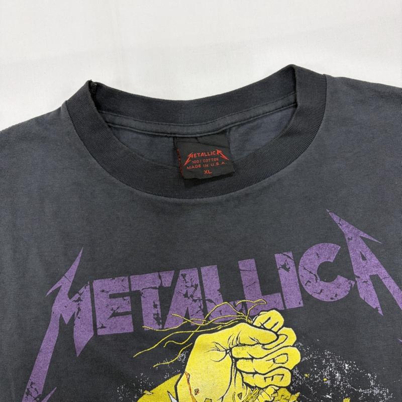 ＵＳフルギ US古着 Tシャツ 半袖 METALLICA メタリカ 両面 バンド プリント シングルステッチ USA製 バンド スカル ロゴ XL ロゴ、文字 X プリント マルチカラー / マルチカラー / multicolor メンズ USED 古着 中古 50161761