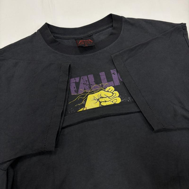 ＵＳフルギ US古着 Tシャツ 半袖 METALLICA メタリカ 両面 バンド プリント シングルステッチ USA製 バンド スカル ロゴ XL ロゴ、文字 X プリント マルチカラー / マルチカラー / multicolor メンズ USED 古着 中古 50161761