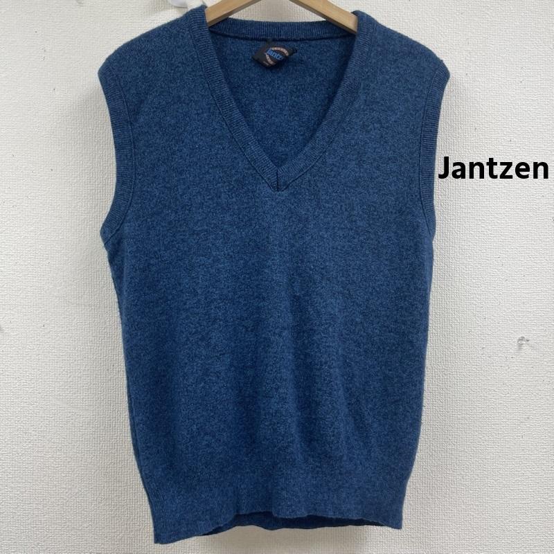 ジャンセン Jantzen ベスト ベスト 80s 90s USA製 ヴィンテージ ニット ベスト M05 M 青 / ブルー / blue メンズ USED 古着 中古 50161762