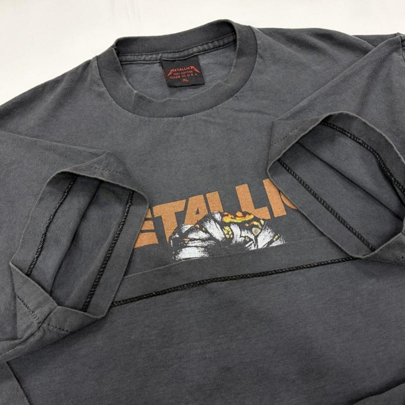 ＵＳフルギ US古着 Tシャツ 半袖 METALLICA メタリカ 両面 バンド プリント シングルステッチ USA製 ロゴ XL ロゴ、文字 X プリント マルチカラー / マルチカラー / multicolor メンズ USED 古着 中古 50161764