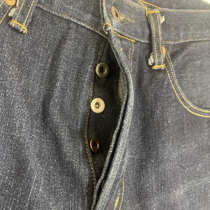 テッドマン TEDMAN パンツ デニム、ジーンズ TED COMPANY DEVIL号 シリーズ 刺繍 赤耳 セルビッチ デニム パンツ 36インチ インディゴ / インディゴ / Indigo メンズ USED 古着 中古 50161768