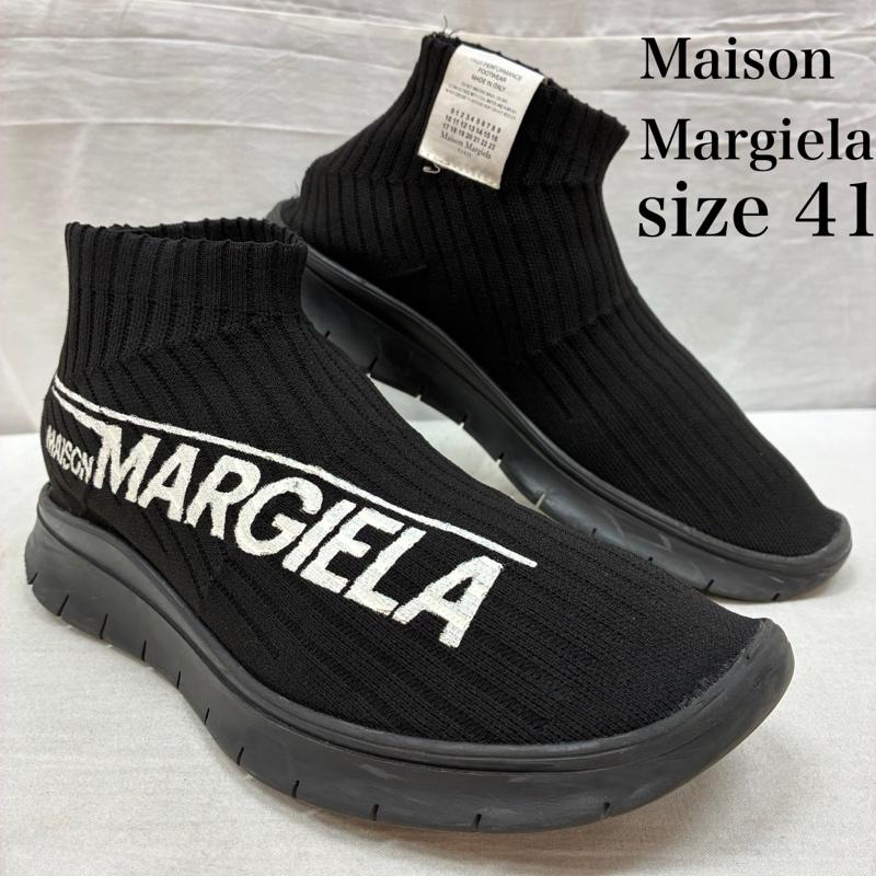 メゾン マルジェラ Maison Margiela スニーカー スニーカー 19ss ダーティ ロゴ ソックス スニーカー S57WS0226 size41 - メンズ USED 古着 中古 50161779