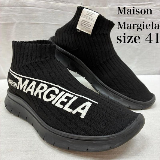 メゾン マルジェラ Maison Margiela スニーカー スニーカー 19ss ダーティ ロゴ ソックス スニーカー S57WS0226 size41 - メンズ USED 古着 中古 50161779