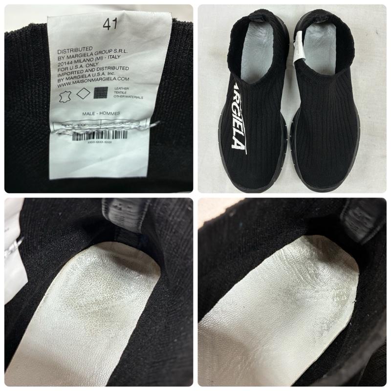 メゾン マルジェラ Maison Margiela スニーカー スニーカー 19ss ダーティ ロゴ ソックス スニーカー S57WS0226 size41 - メンズ USED 古着 中古 50161779