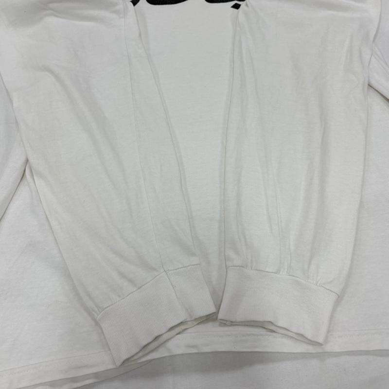 シュプリーム Supreme Tシャツ 長袖 Arabic Logo アラビア ロゴ プリント 長袖 Tシャツ ロンT USA製 M ロゴ、文字 X プリント 白 / ホワイト / white X 黒 / ブラック / black メンズ USED 古着 中古 50161782