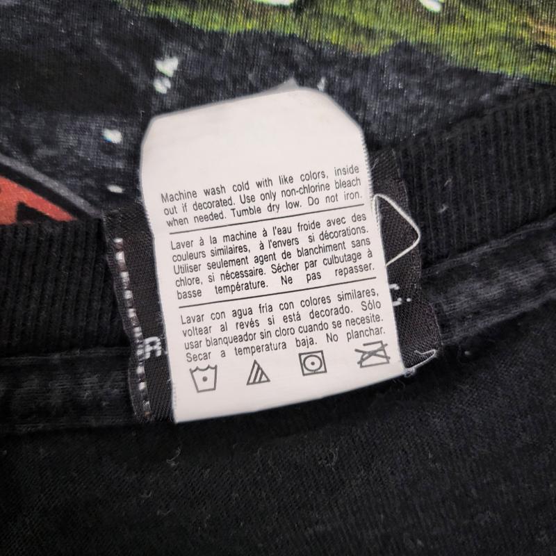 ハーレーダビッドソン Harley-Davidson Tシャツ 半袖 モーターサイクルバイクTシャツ コットン100 両面プリント ハーレー M 黒 / ブラック / black メンズ USED 古着 中古 50161787