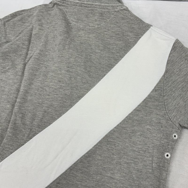 ポロバイラルフローレン Polo by RALPH LAUREN ポロシャツ 半袖 ロゴ 刺繍 鹿の子 ポロシャツ CUSTOM FIT スリランカ製 M 白 / ホワイト / white X 灰 / グレー / gray メンズ USED 古着 中古 50161792
