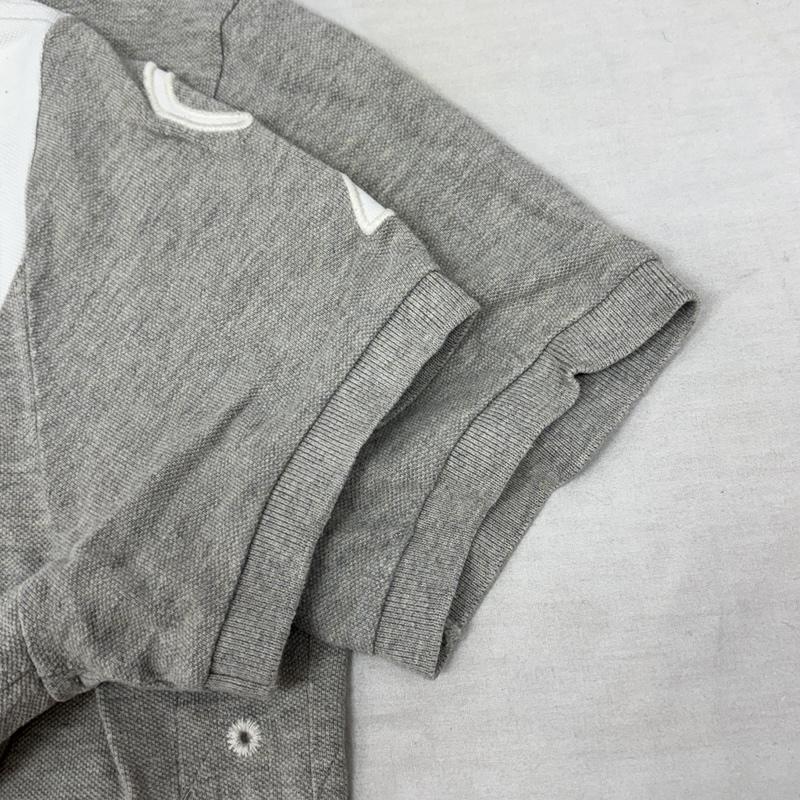 ポロバイラルフローレン Polo by RALPH LAUREN ポロシャツ 半袖 ロゴ 刺繍 鹿の子 ポロシャツ CUSTOM FIT スリランカ製 M 白 / ホワイト / white X 灰 / グレー / gray メンズ USED 古着 中古 50161792