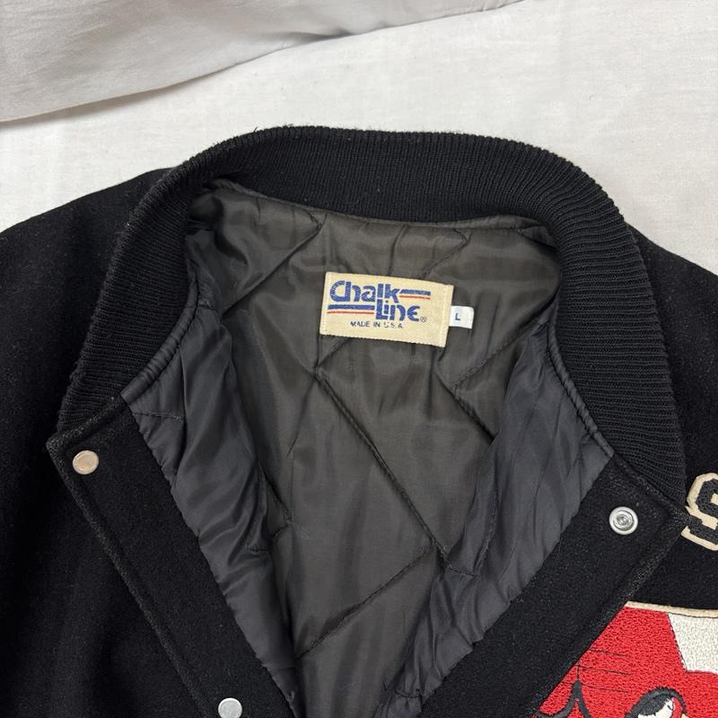 古着 USED ジャケット、上着 ジャンパー、ブルゾン Chalk Line 90年代 ビンテージ USA製 シカゴブルズ スタジャン 90s VINTAGE BULLS L メンズ USED 古着 中古 50161794