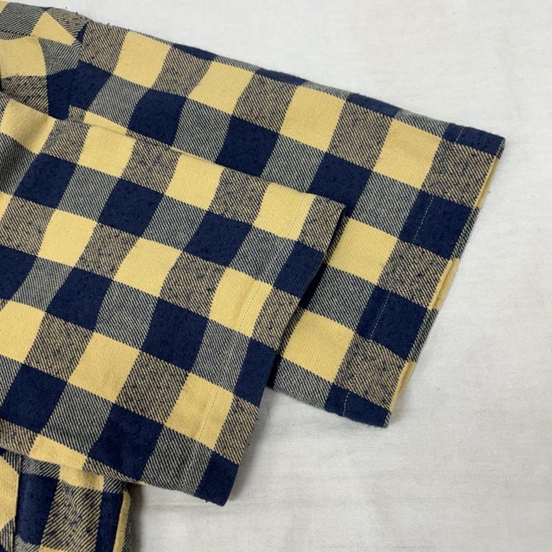 シアーズ SEARS シャツ、ブラウス 半袖 70年代 ビンテージ FieldMasters チェック フランネル 半袖 シャツ 襟芯入り 70s VINTAGE M メンズ USED 古着 中古 50161795