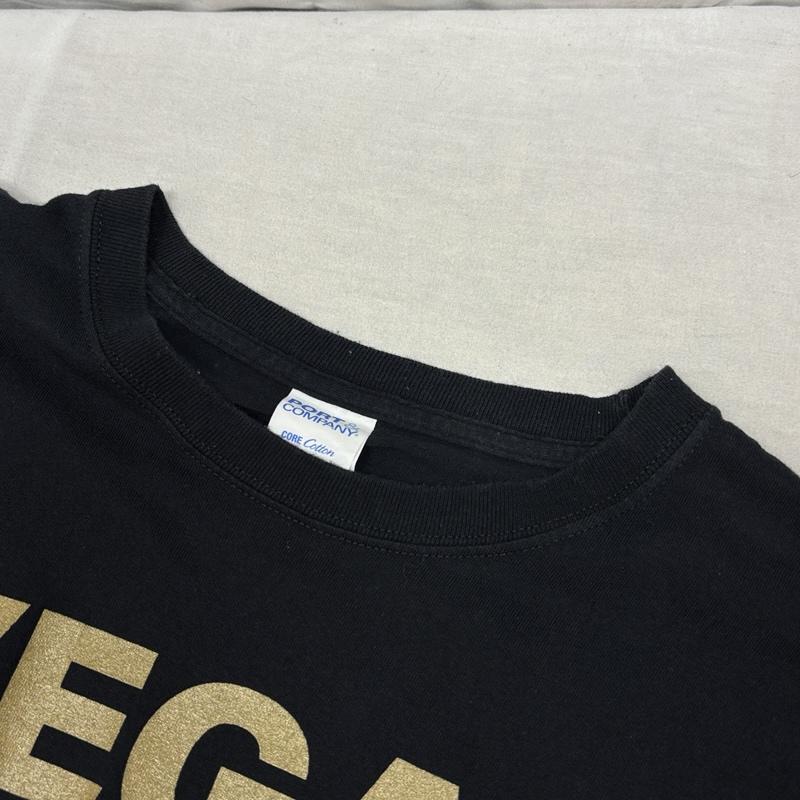 古着 USED Tシャツ 半袖 PORT＆COMPANY VEGAS BORN シルクドソレイユ クルーネック Tシャツ XL 黒 / ブラック / black メンズ USED 古着 中古 50161798