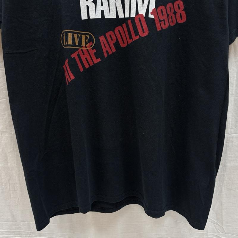 ギルダン GILDAN Tシャツ 半袖 Eric B.＆RAKIM 88年 アポロ ライブ クルーネック ヒップホップ Tシャツ L 黒 / ブラック / black メンズ USED 古着 中古 50161800
