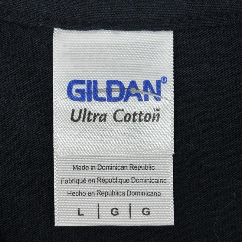 ギルダン GILDAN Tシャツ 半袖 Eric B.＆RAKIM 88年 アポロ ライブ クルーネック ヒップホップ Tシャツ L 黒 / ブラック / black メンズ USED 古着 中古 50161800