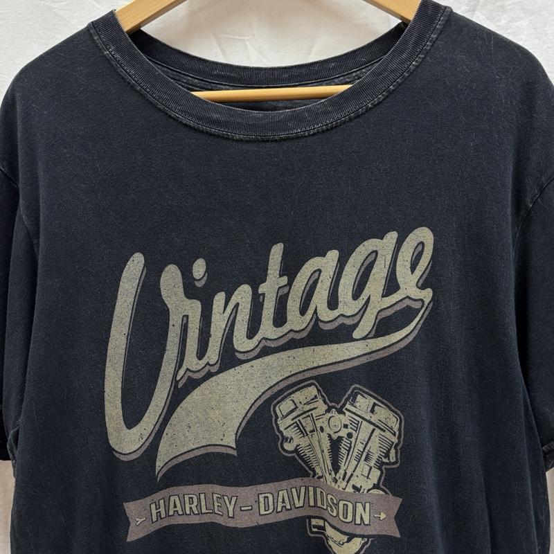 ハーレーダビッドソン Harley-Davidson Tシャツ 半袖 USA製 ユーズド加工 ロゴ プリント クルーネック 半袖 Tシャツ M メンズ USED 古着 中古 50161802