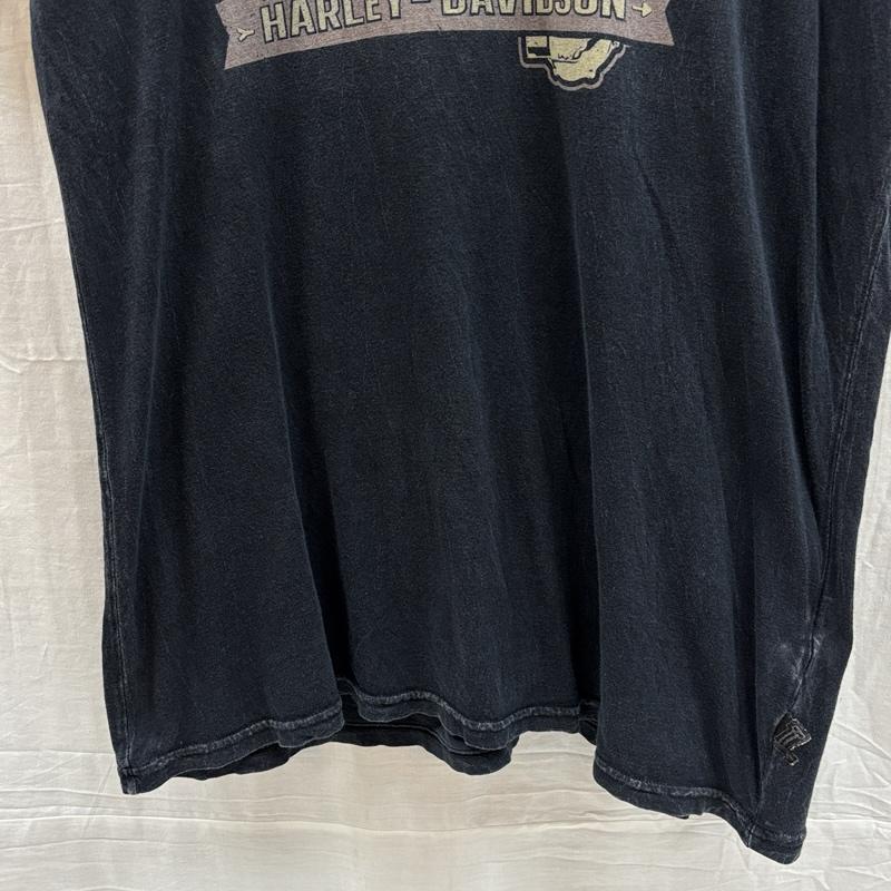 ハーレーダビッドソン Harley-Davidson Tシャツ 半袖 USA製 ユーズド加工 ロゴ プリント クルーネック 半袖 Tシャツ M メンズ USED 古着 中古 50161802