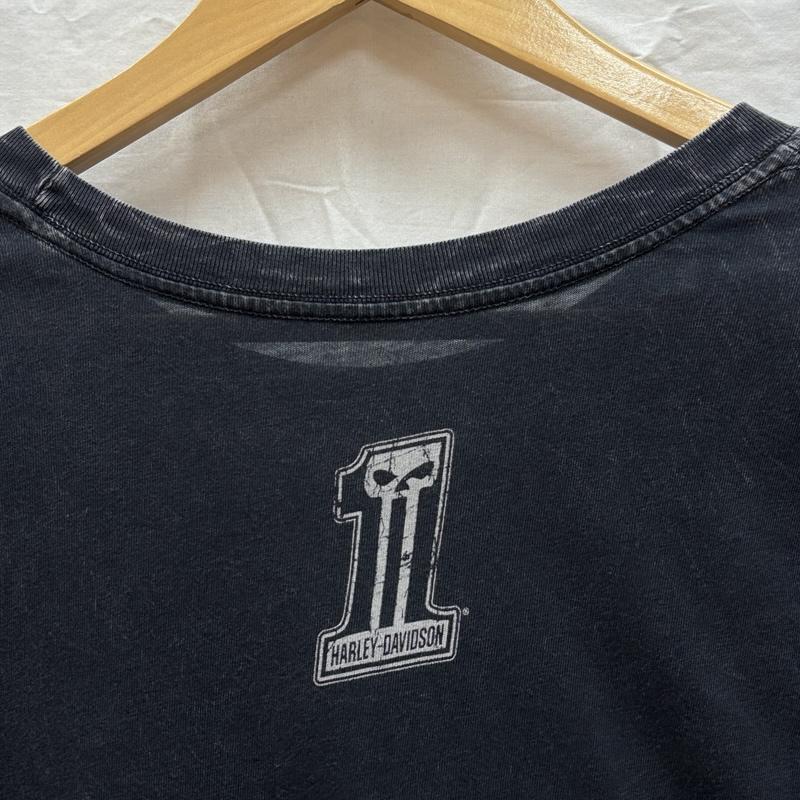 ハーレーダビッドソン Harley-Davidson Tシャツ 半袖 USA製 ユーズド加工 ロゴ プリント クルーネック 半袖 Tシャツ M メンズ USED 古着 中古 50161802