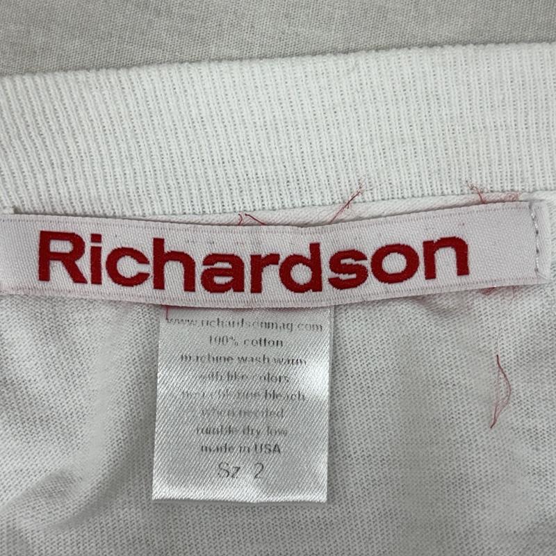 リチャードソン RICHARDSON Tシャツ 長袖 John Holland Heaven MI プリント 長袖 Tシャツ ロンT 2 白 / ホワイト / white メンズ USED 古着 中古 50161804