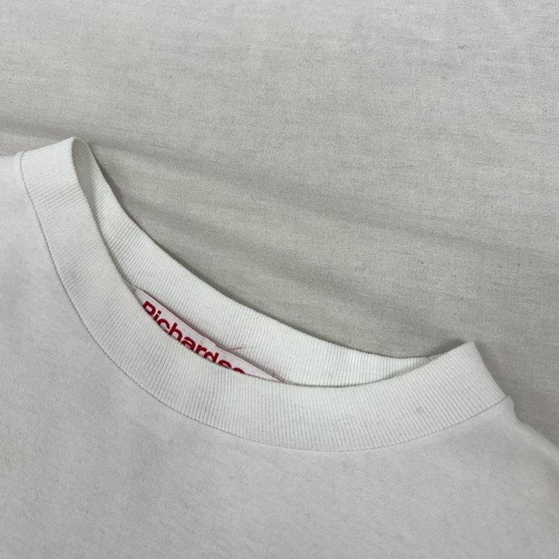リチャードソン RICHARDSON Tシャツ 長袖 John Holland Heaven MI プリント 長袖 Tシャツ ロンT 2 白 / ホワイト / white メンズ USED 古着 中古 50161804